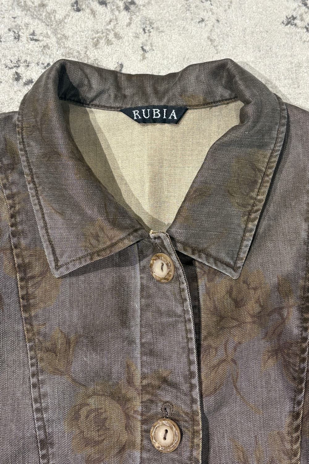 Ethnic Pattern Button-Up Shirt Jacket 상품이미지6