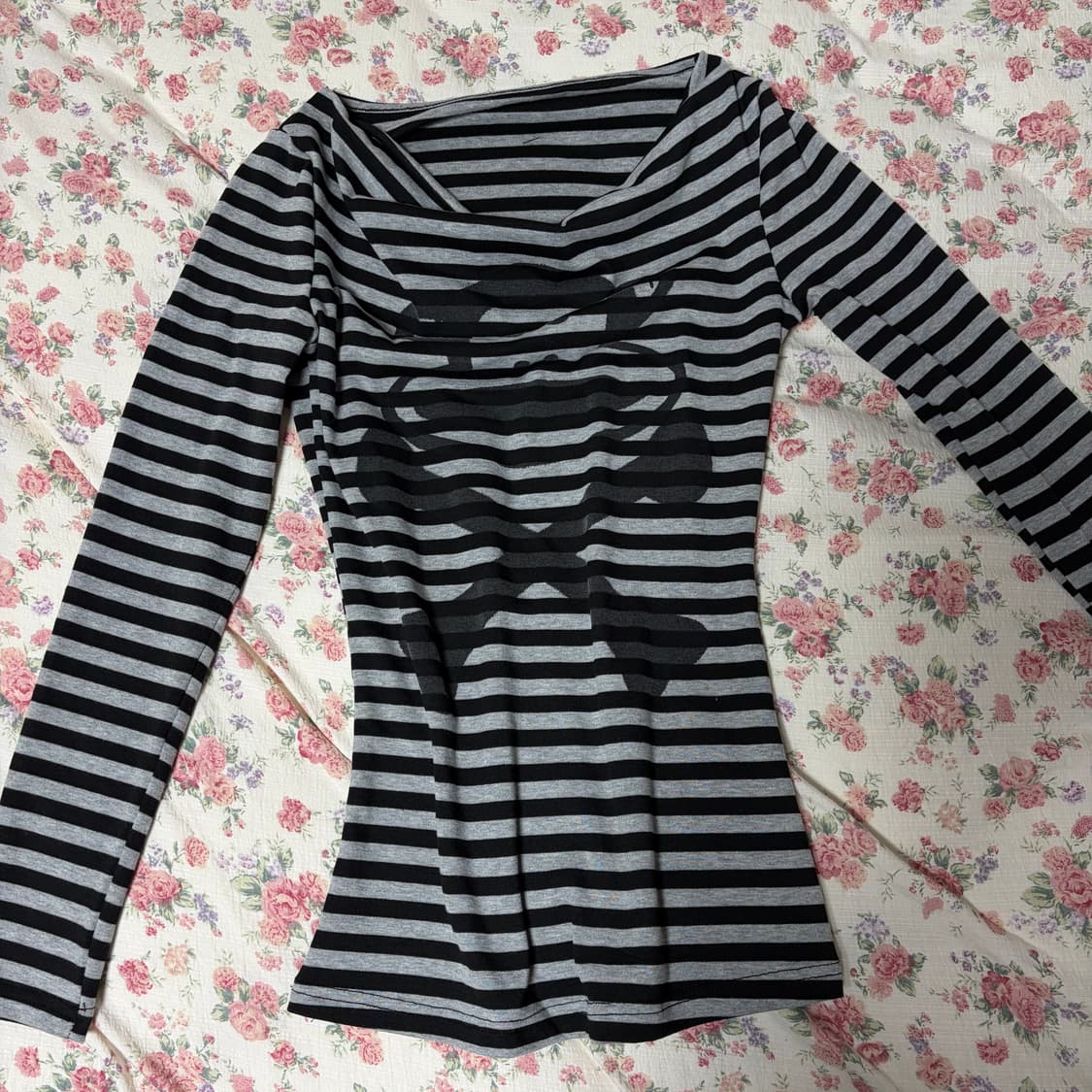 폴프랭크 스트라이프 롱슬리브 딱붙핏 상품이미지1