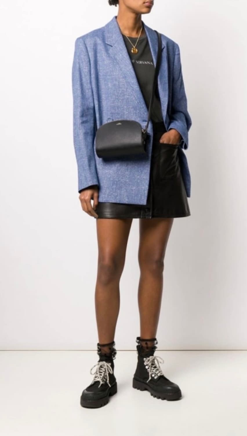 A.P.C.)데미룬 하프문 미니백 블랙 정품 상품이미지4