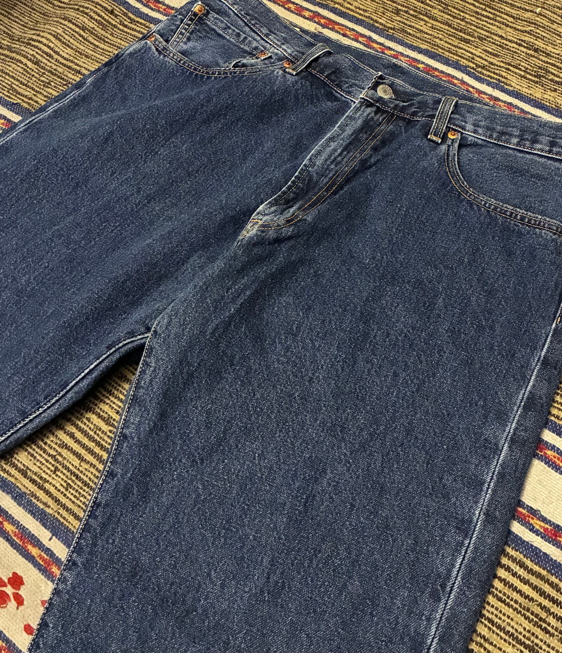 (36)리바이스 551z 프리미엄 빅E 진청 데님 청바지 상품이미지2