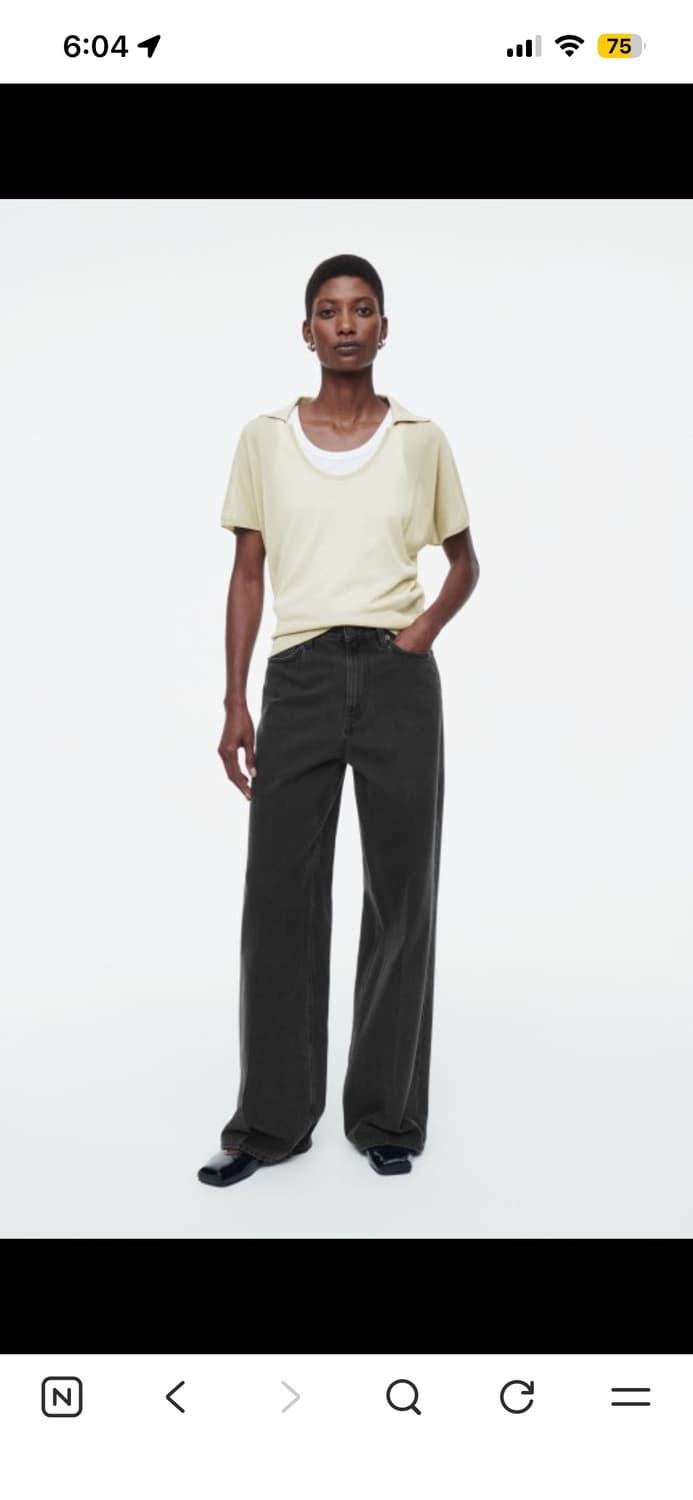 COS TIDE 와이드 레그 진 상품이미지3