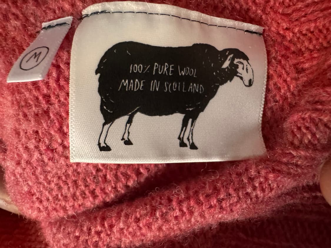 하울린 birth of the cool 쉐기독 니트 로즈쥬스 m 사이즈 상품이미지3