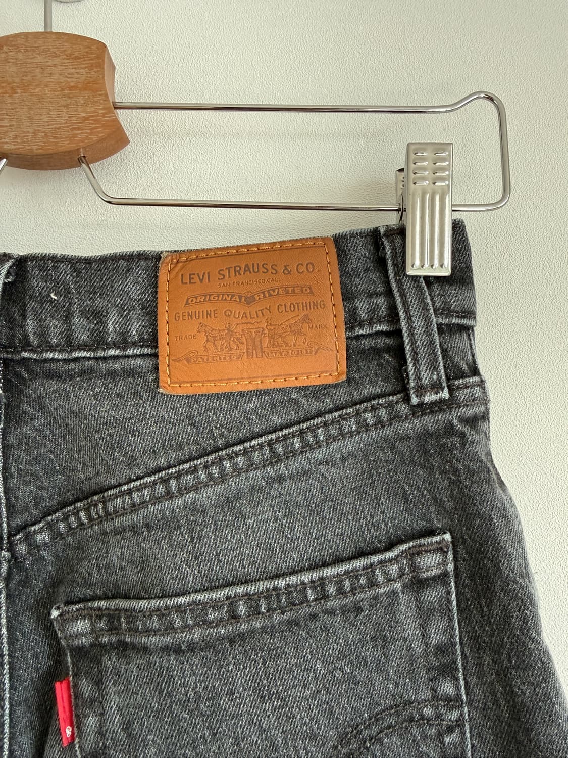 리바이스(Levi's) 흑청 데님 상품이미지6