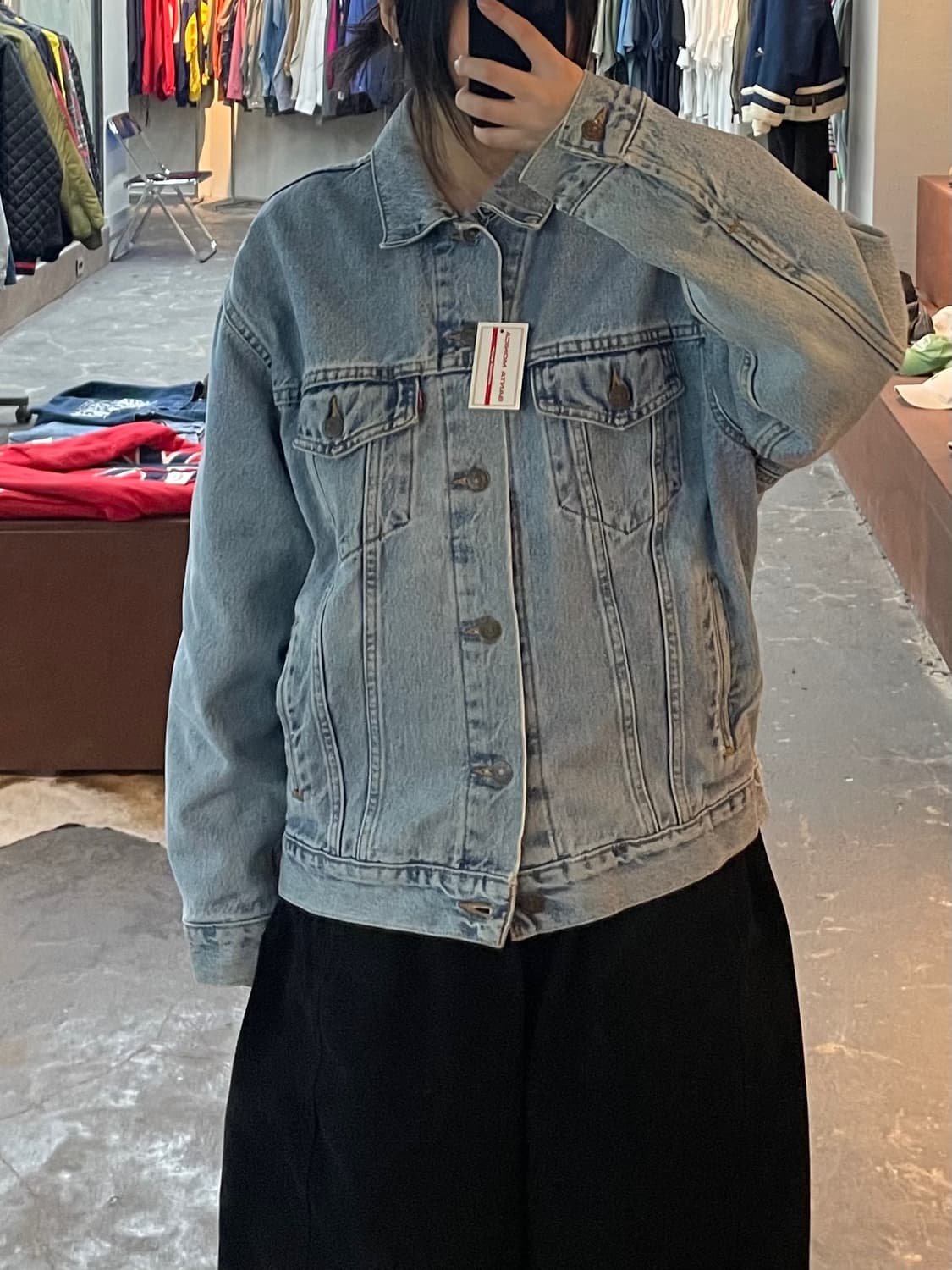 리바이스 90s 레드탭 블랭킷 데님 트러커 자켓 H2218 상품이미지1