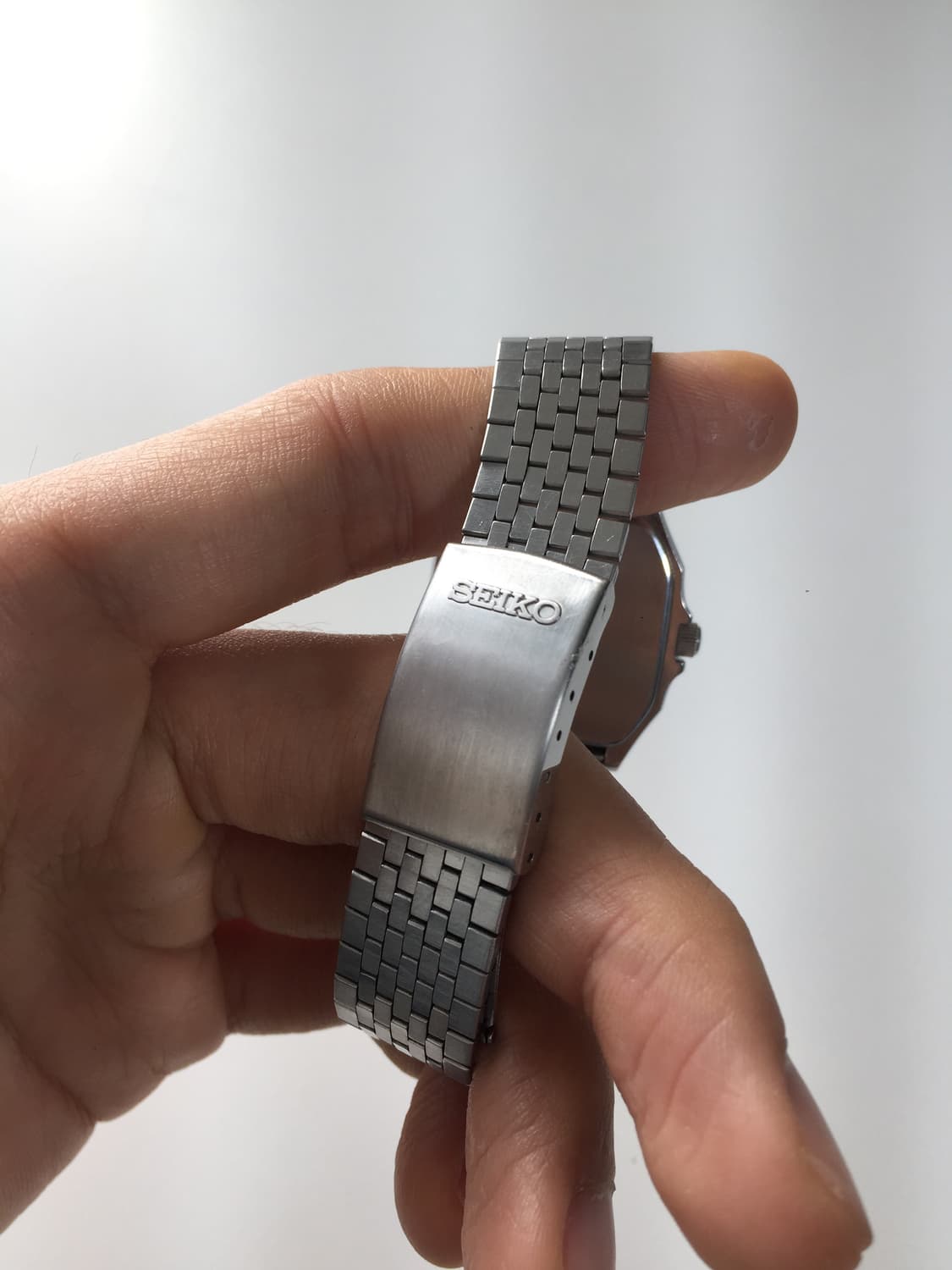 80s seiko chronos square day-date quartz 상품이미지10