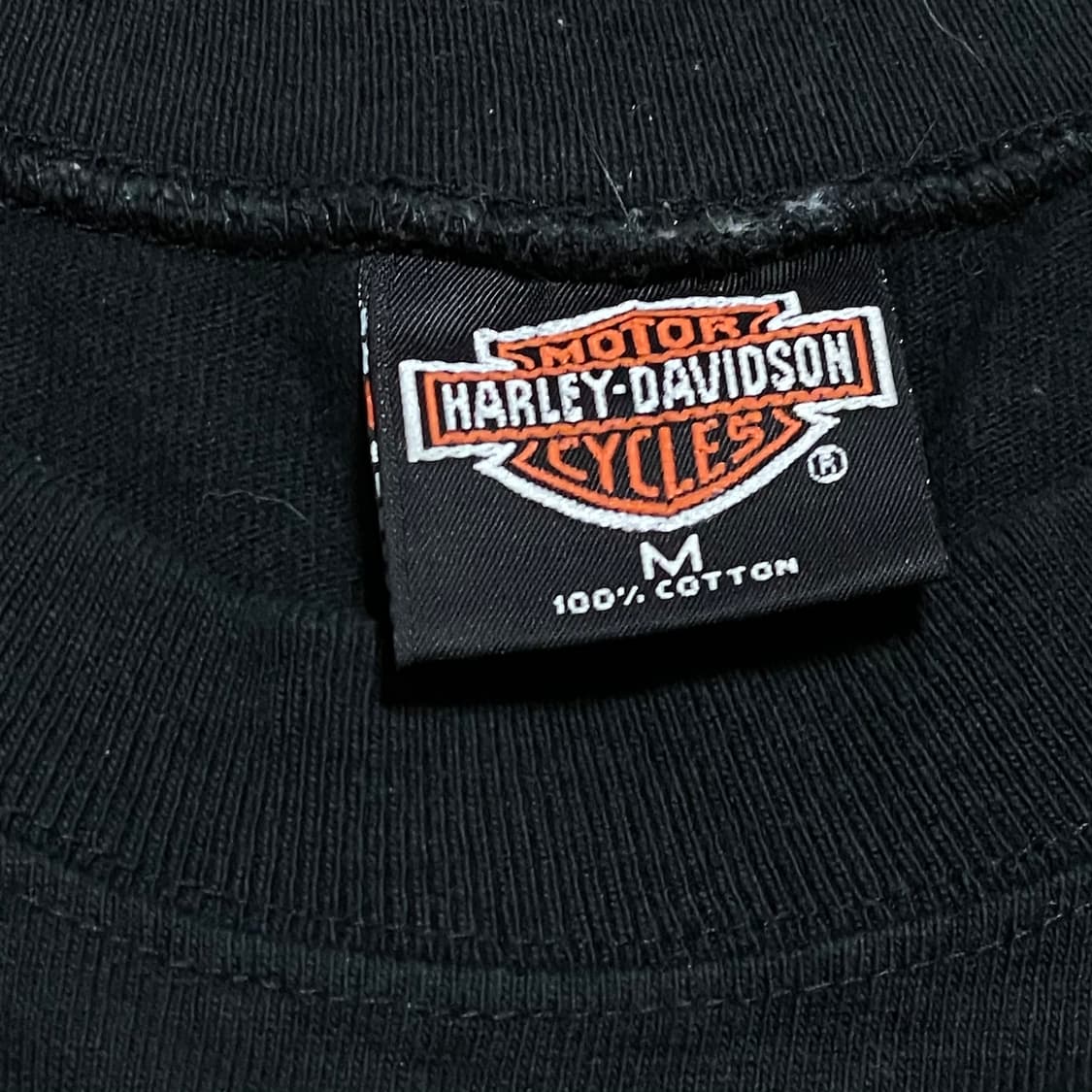 [M] 할리데이비슨 실드로고 블루 플레임 롱슬리브 상품이미지5