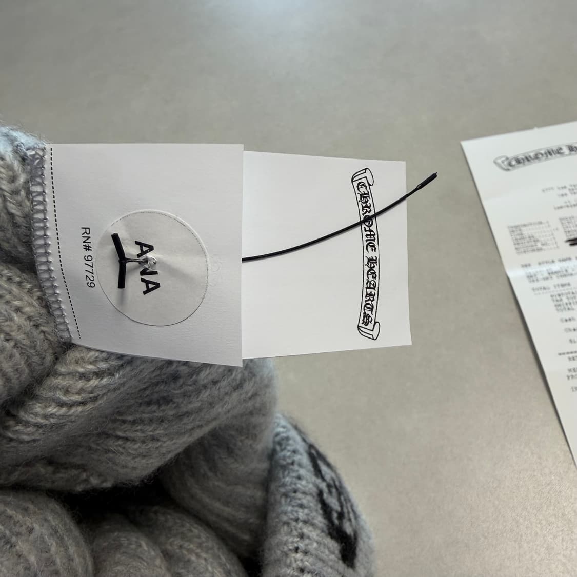 [새상품] 크롬하츠 빅대디 비니 그레이 상품이미지3