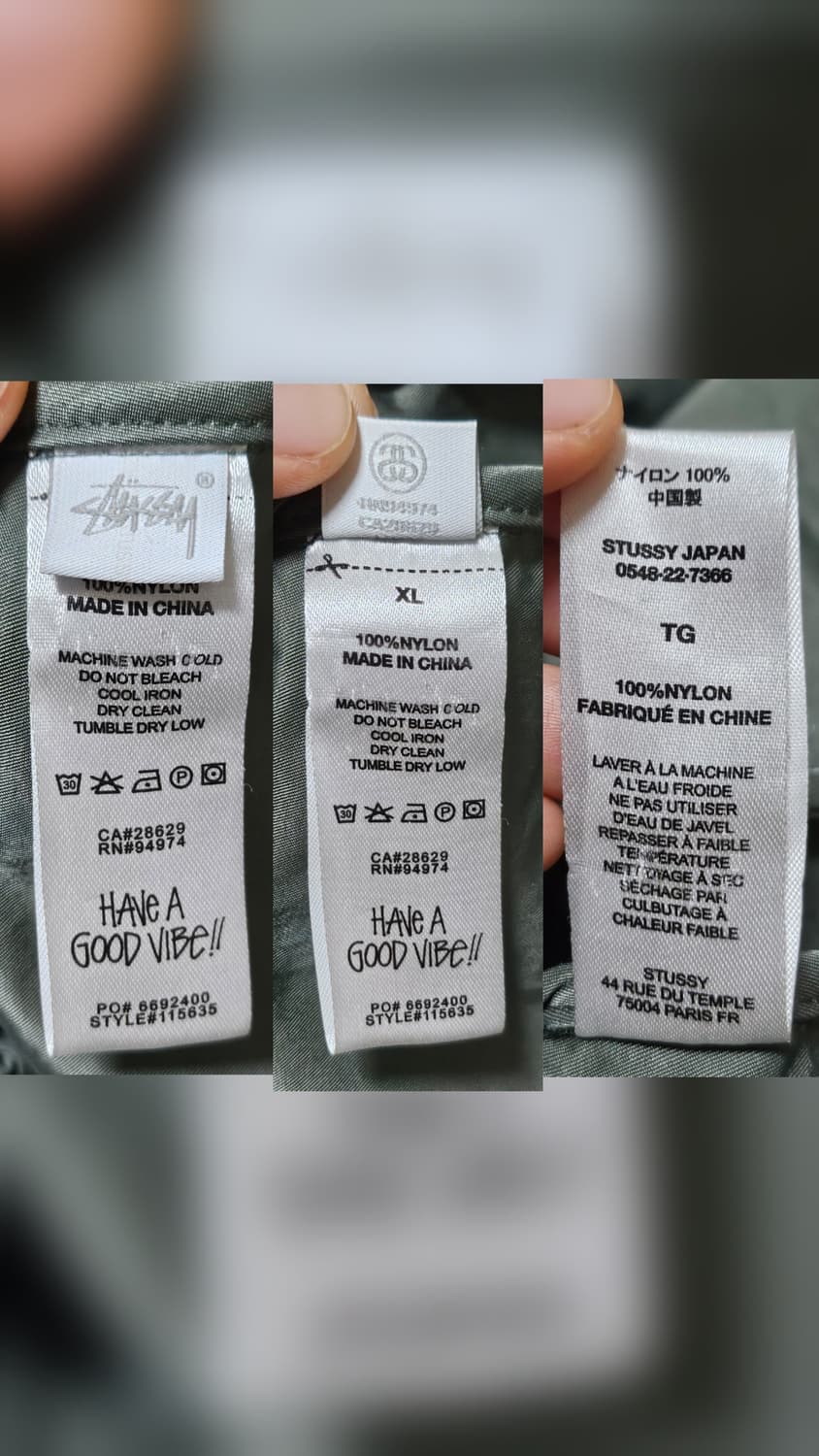 [XL] 스투시 Stussy 나일론 폴섬 자켓 스프루스 정품 상품이미지5