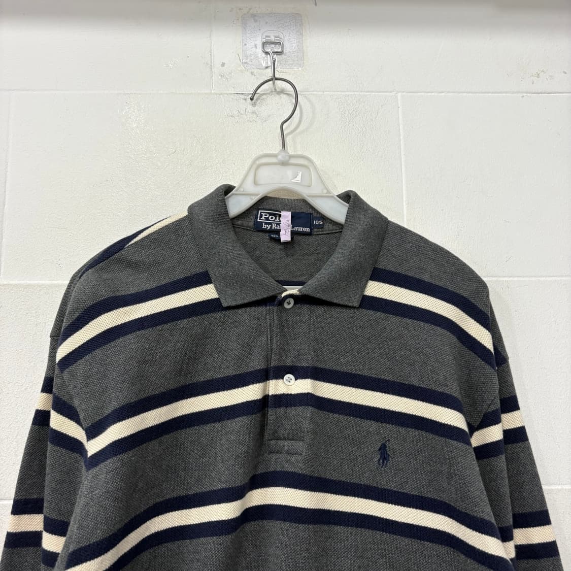 폴로랄프로렌 스트라이프 럭비 카라 티셔츠 상품이미지2