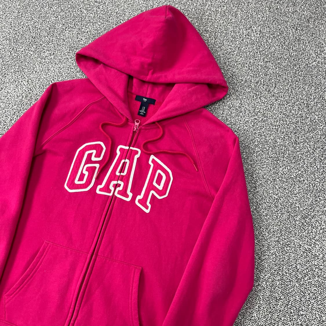 <갭 빅 로고 핑크 후드집업> No.1372 상품이미지5