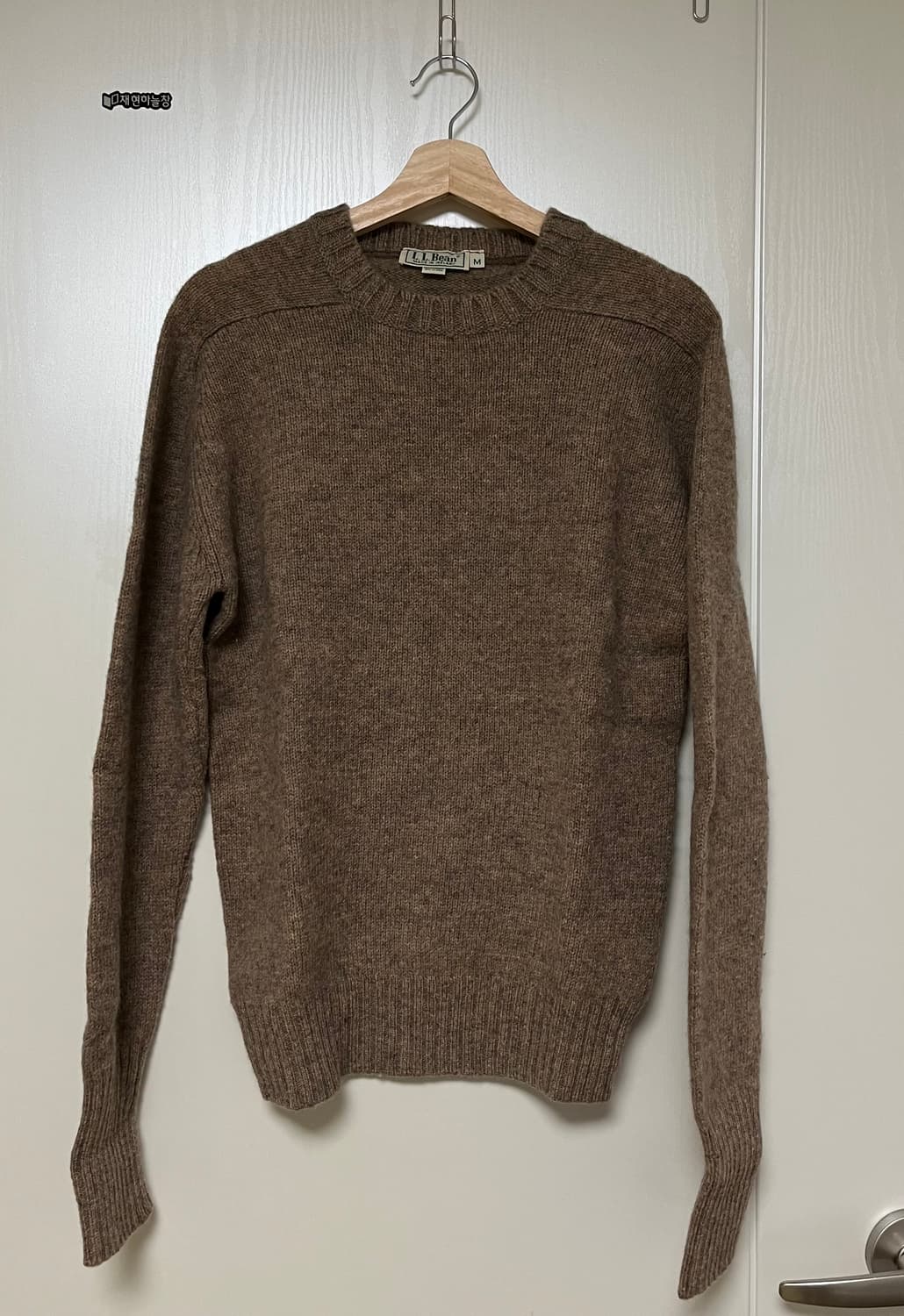 L.L.Bean 스웨터 / 베이지 브라운 & 스틸 블루 / M (95–1 상품이미지2