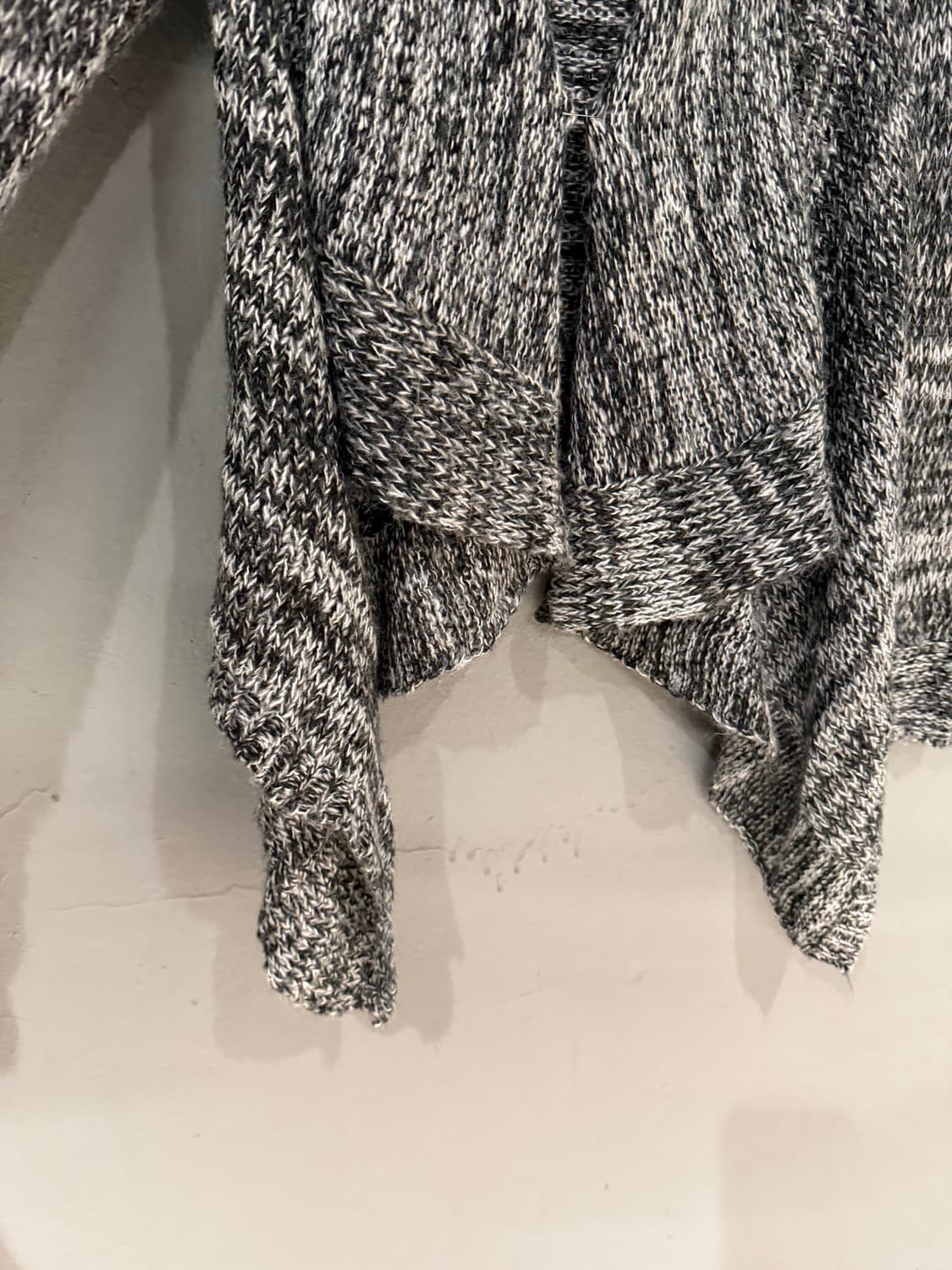 drape collar detail heather cardigan 상품이미지8