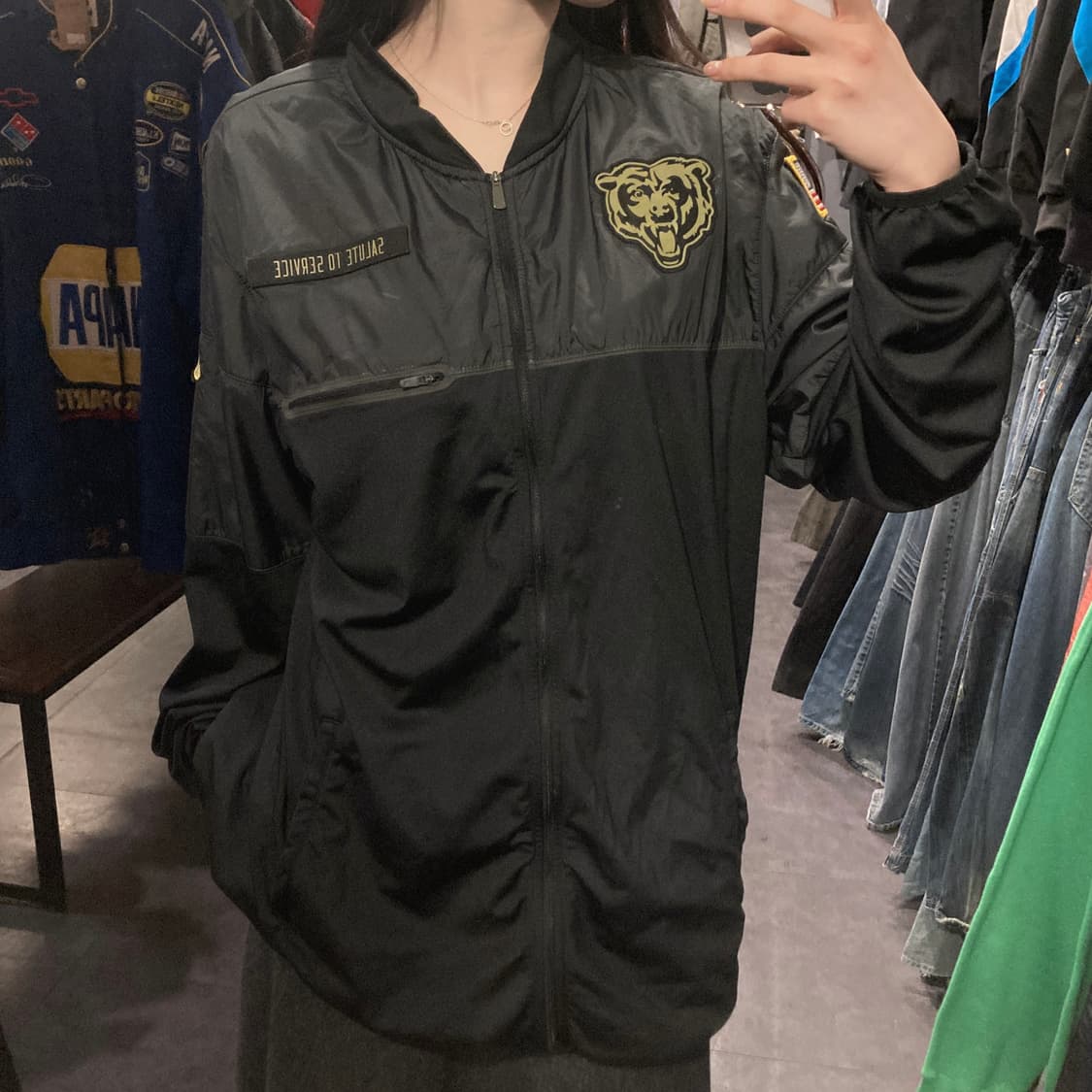 [IM] 나이키 NFL 시카고베어스 온필드 바람막이 상품이미지2