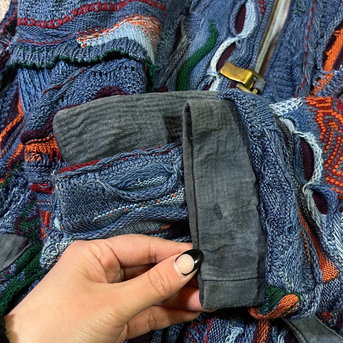 COOGI 쿠지 버클 케이블 니트 자켓 상품이미지6