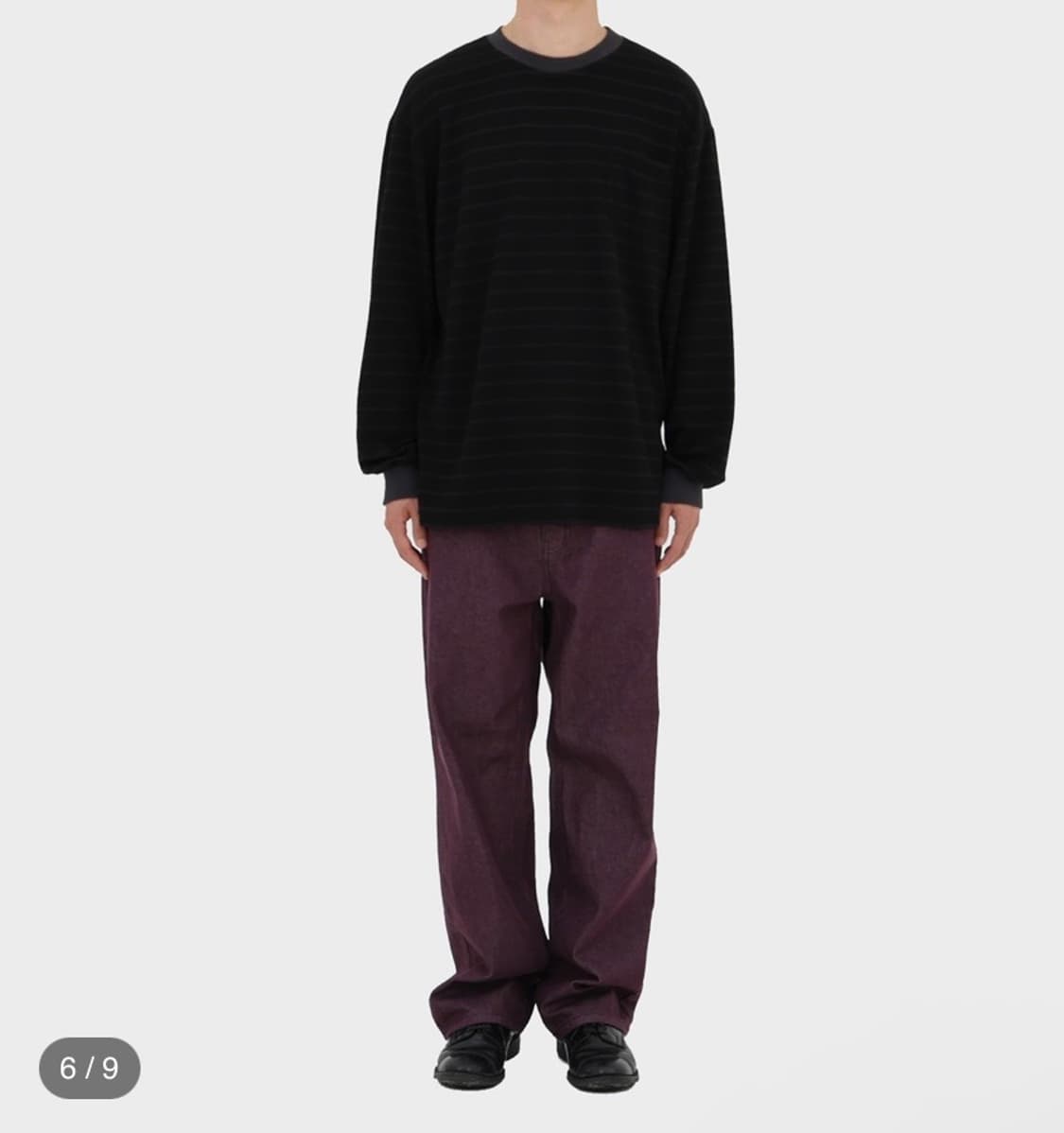 HOMLY 5p denim pants (plum) 1 사이즈 상품이미지7
