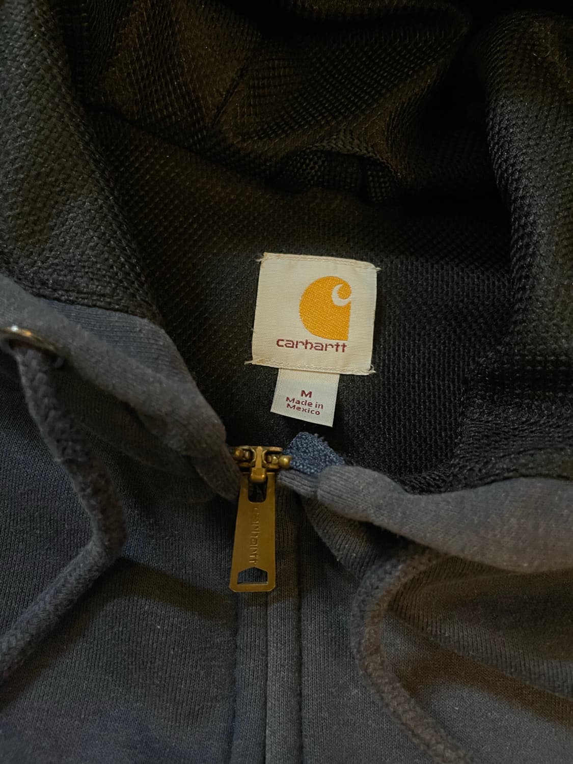 칼하트 써멀 후드 집업 블랙 상품이미지5