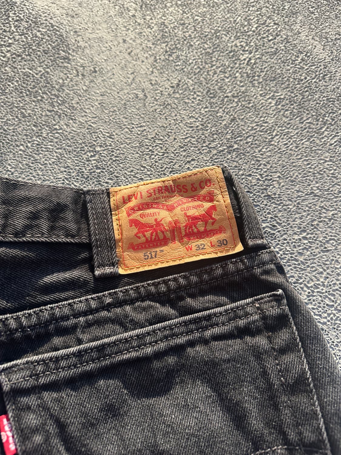 [32] 리바이스 517 블랙 부츠컷 데님팬츠 상품이미지6