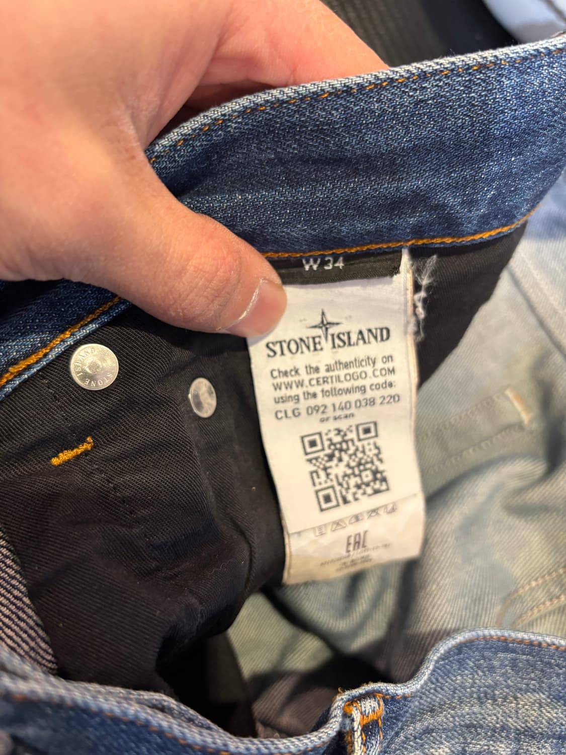 스톤아일랜드 청바지 데님팬츠 34사이즈 상품이미지6