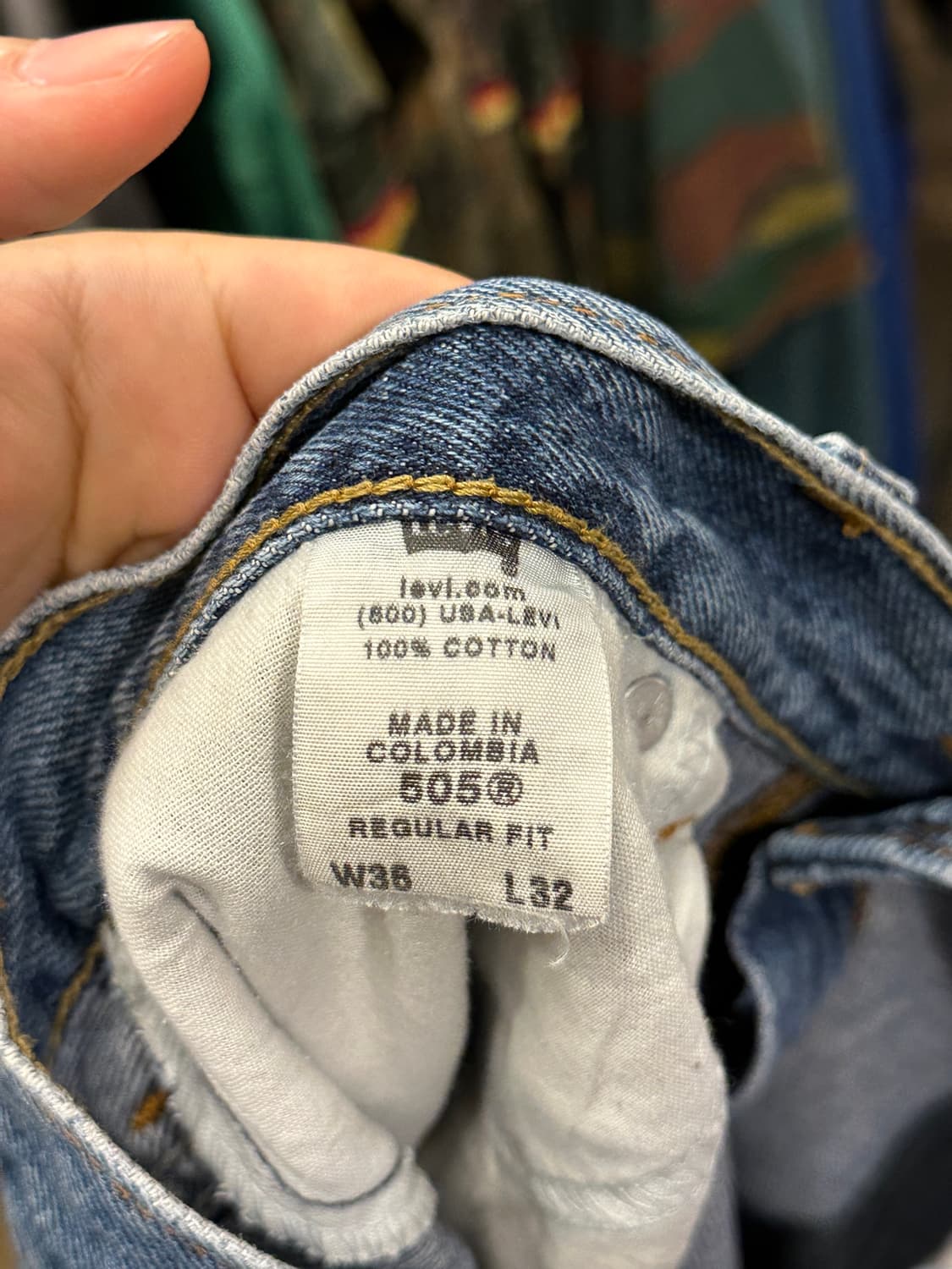 00s Levis 리바이스 505 W36 L32 상품이미지4
