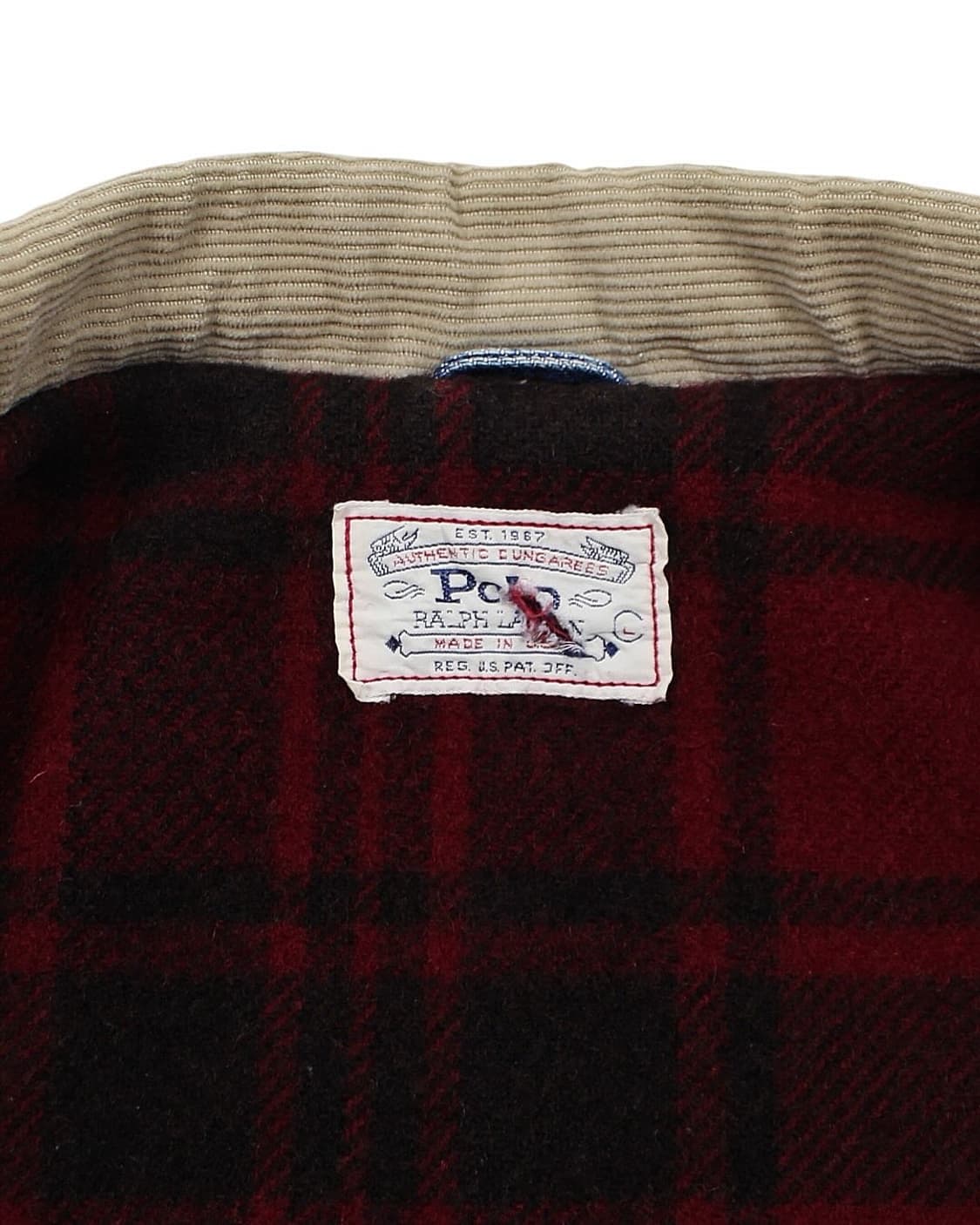 1990s USA 폴로랄프로렌 던가리 데님 자켓 빈티지 미국제 블랭킷 상품이미지5