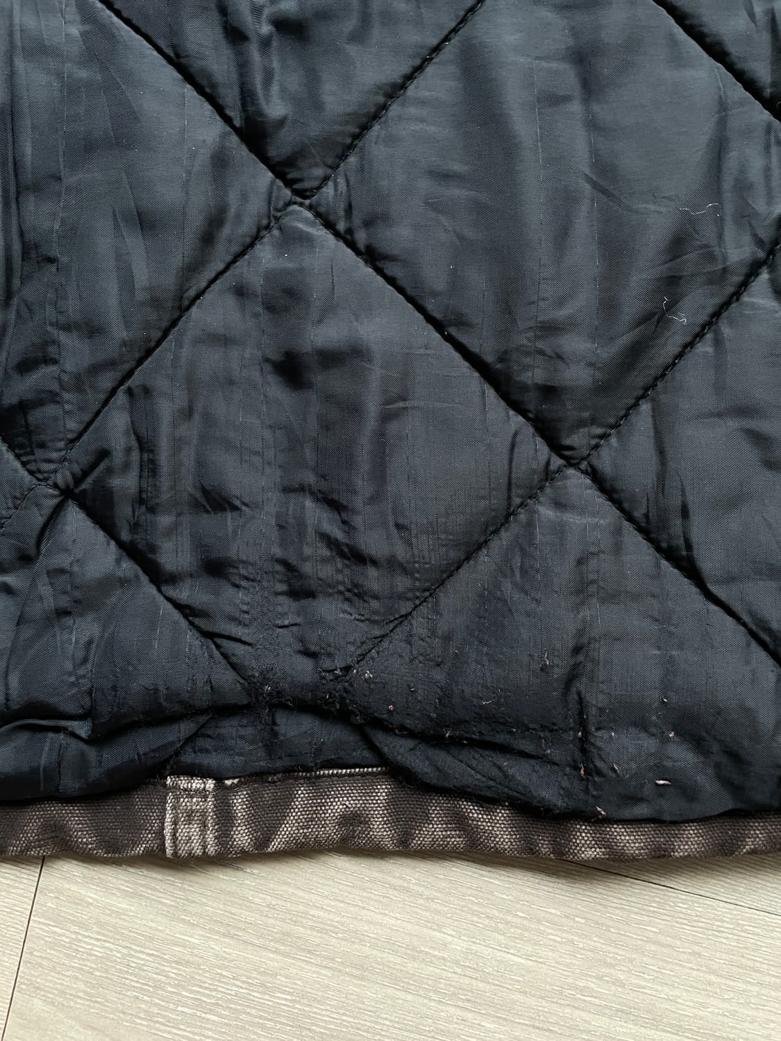 칼하트 J22 DKB 다크브라운 디트로이트 아크틱 자켓 빈티지 상품이미지10