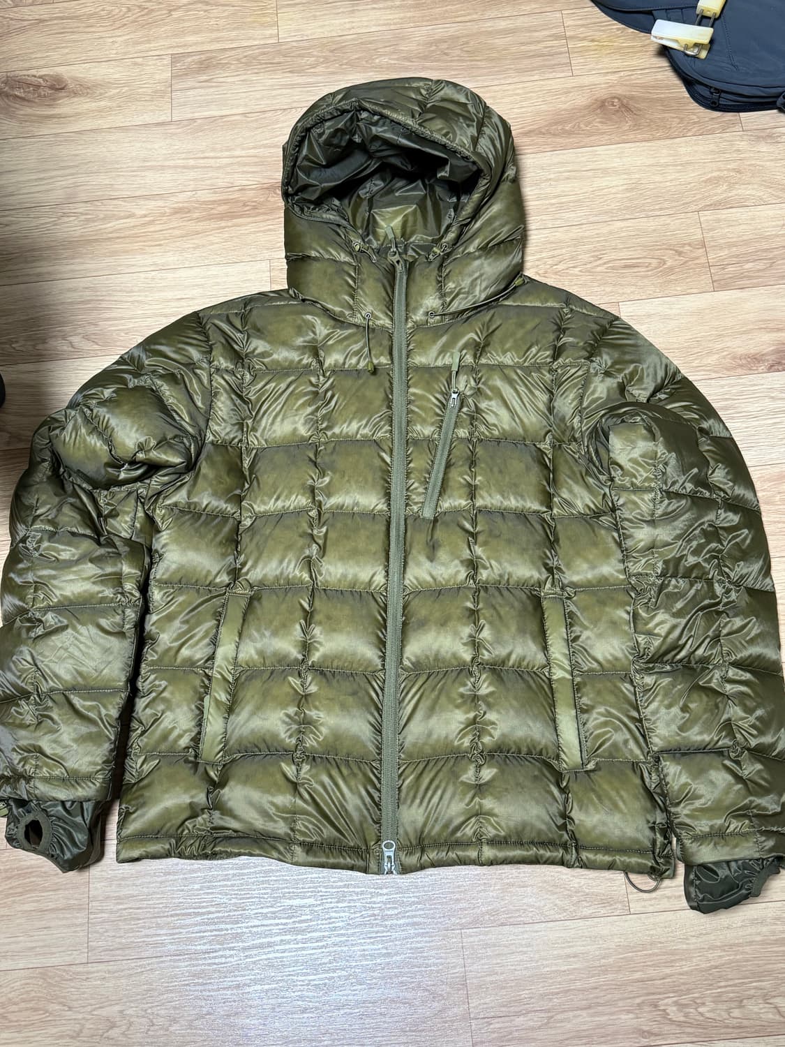 인템포무드 경량패딩 XL 카키 (아크틱 라이트 다운 재킷) 상품이미지3