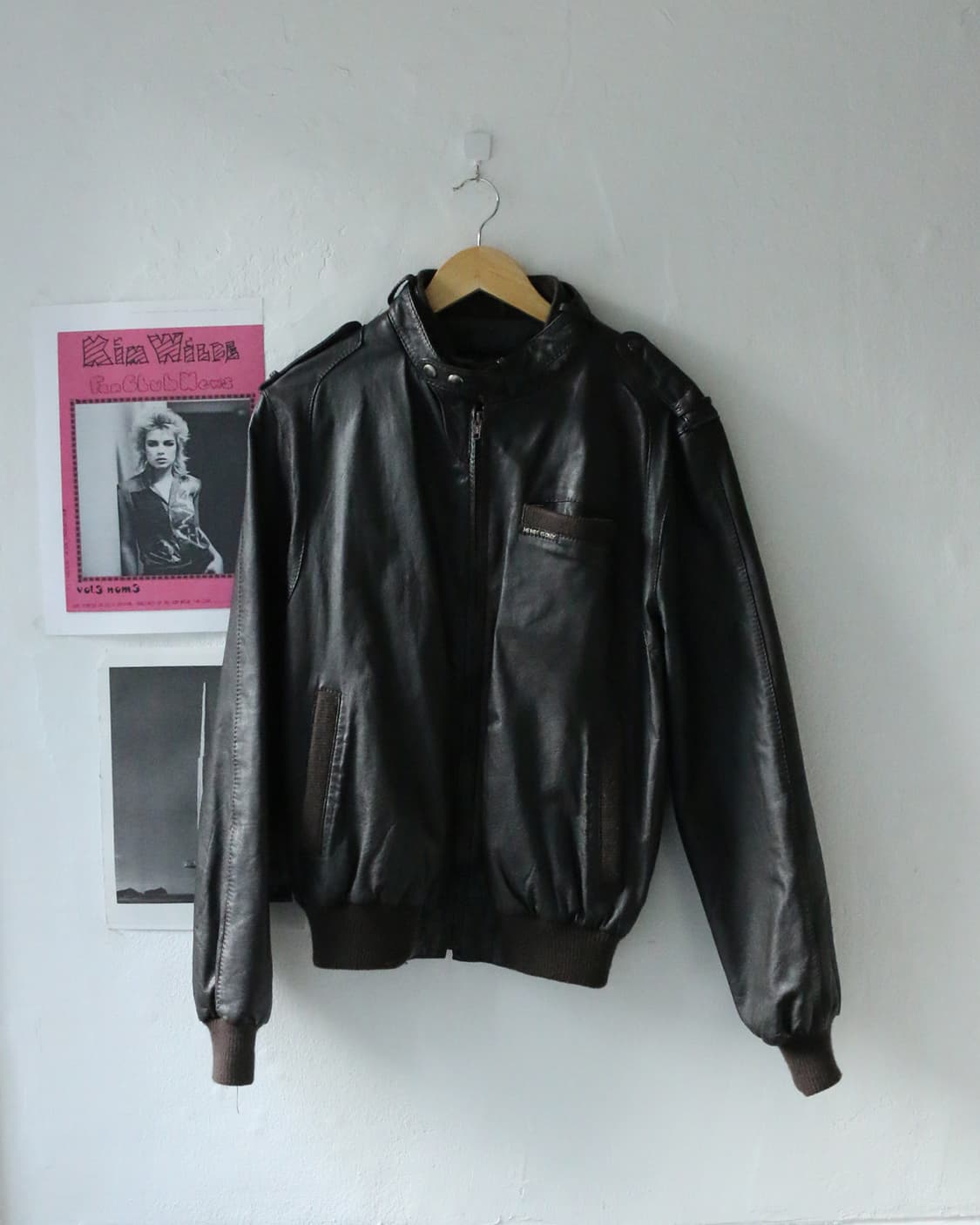 멤버스온리 레더 봄버 자켓  상품이미지1