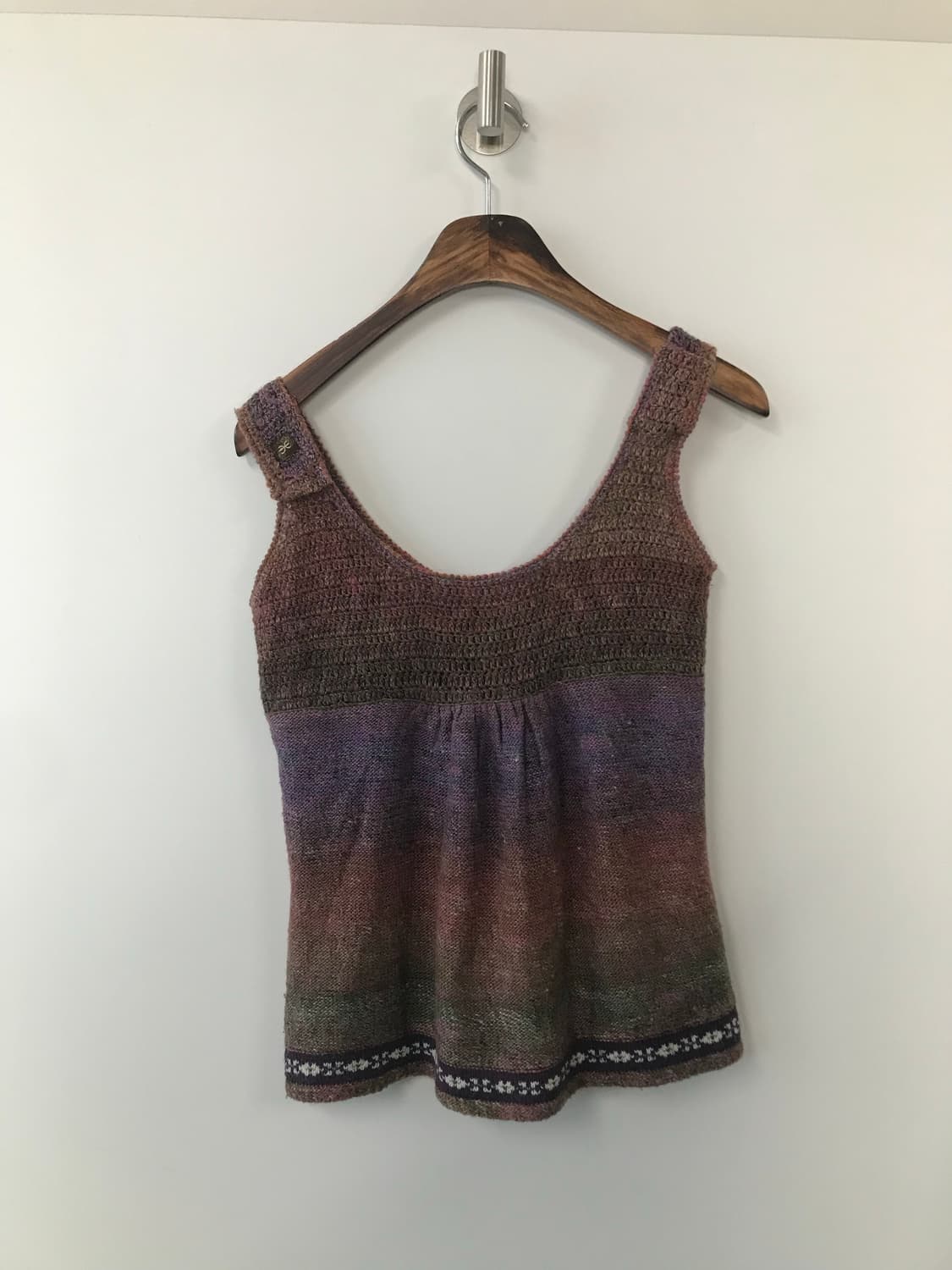 Vintage y2k 와투케 모리걸 니트 나시 슬리브 상품이미지3