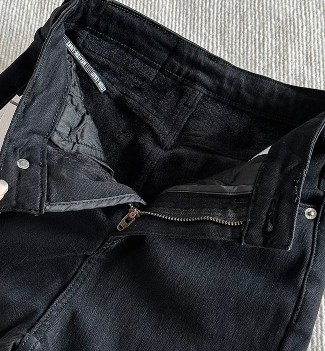 약기모 세미 부츠컷 청바지 상품이미지3