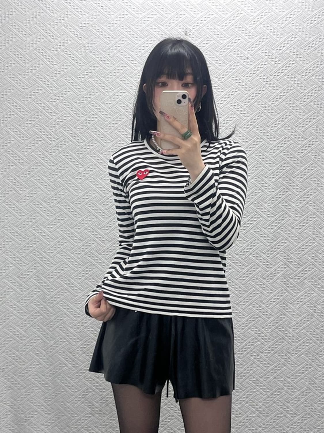 꼼데가르송 빈티지 캐주얼 키치 스트라이프 롱슬리브 L C11875 상품이미지1