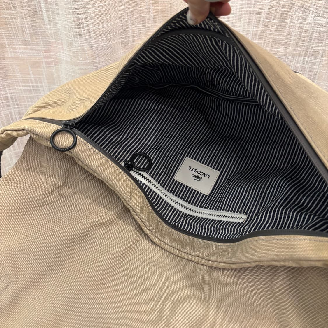 정품 라코스테 메신져 크로스백     상품이미지8
