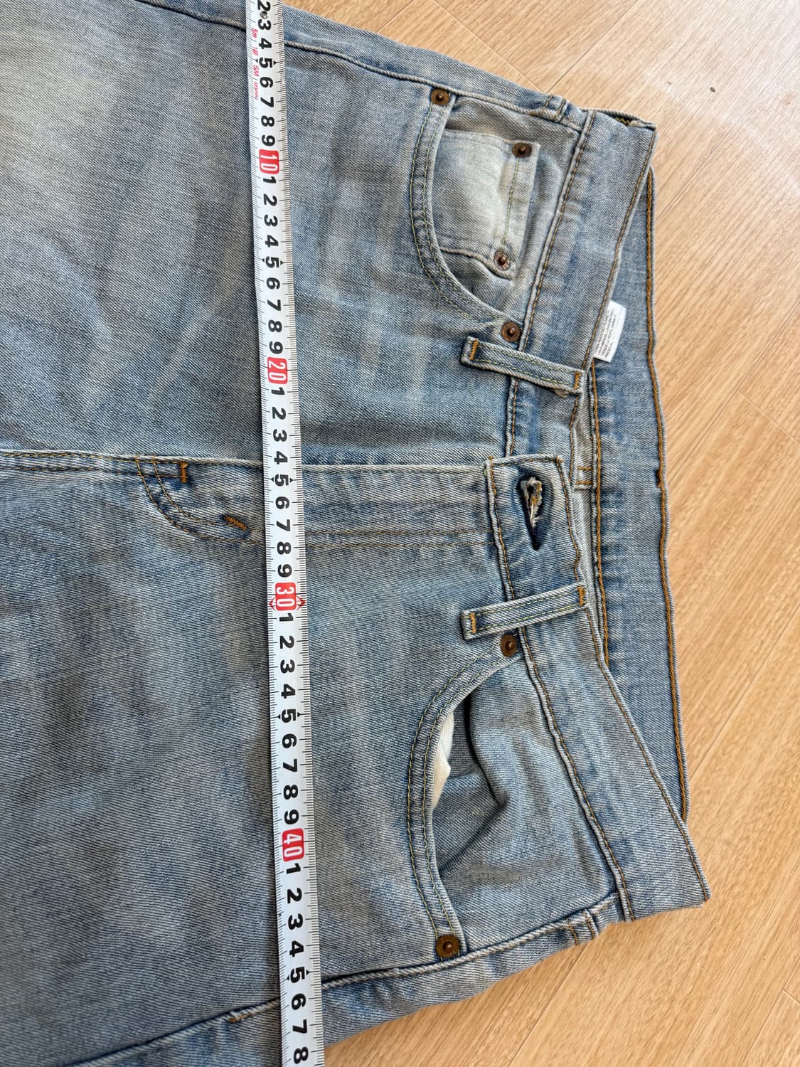 리바이스 505 연청 데님 W30 L32 상품이미지9