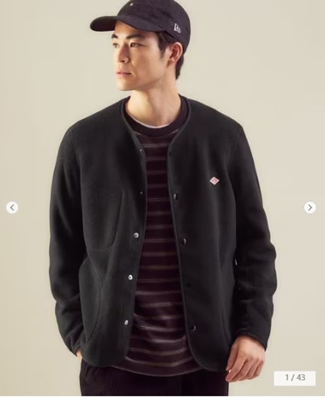 단톤 후리스 자켓 블랙 상품이미지2