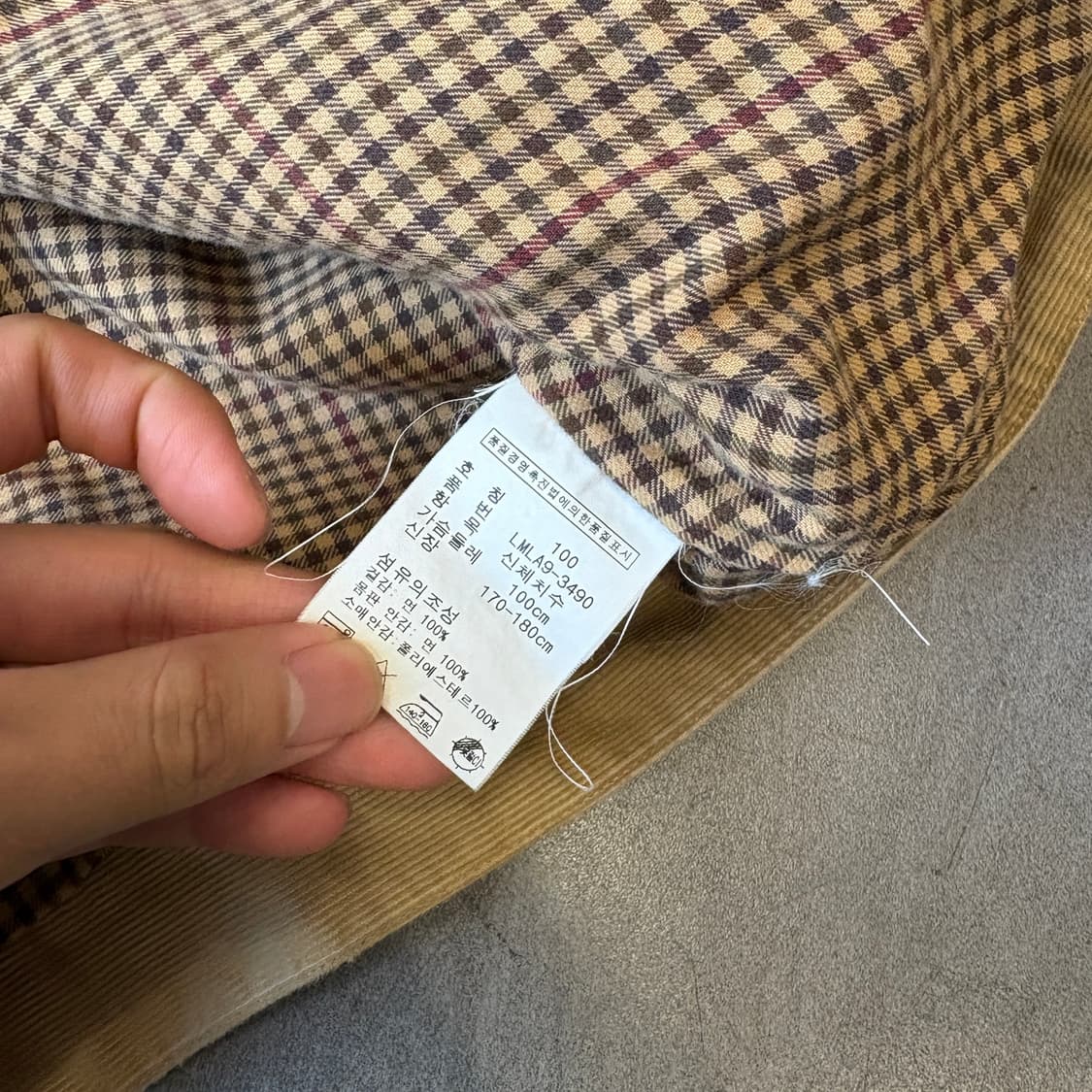 폴로 골드 베이지 코듀로이 스윙톱 자켓 상품이미지7