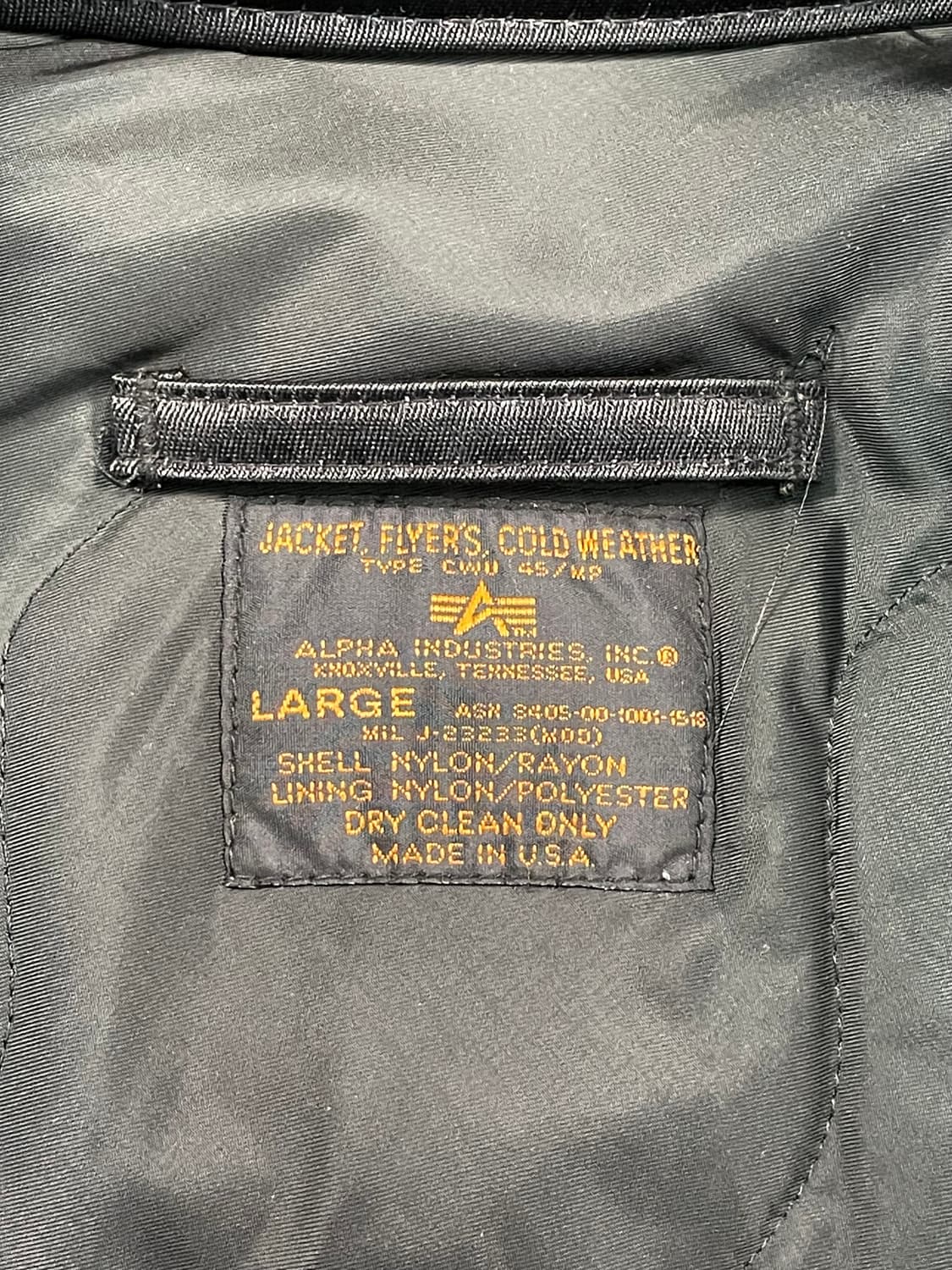 알파인더스트리 cwu45 항공점퍼 상품이미지5