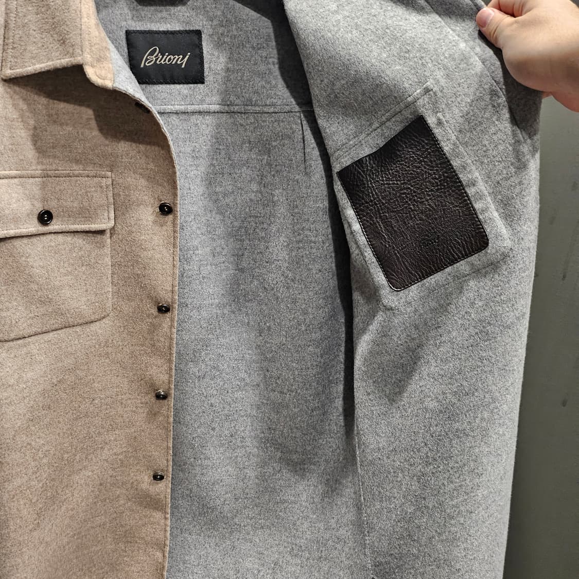 브리오니 더플 스플릿 울 배가본드 신상 셔츠자켓 상품이미지5