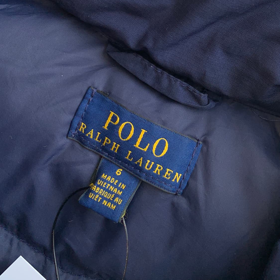 폴로 랄프로렌 키즈 네이비 경량패딩 조끼 1898 상품이미지4
