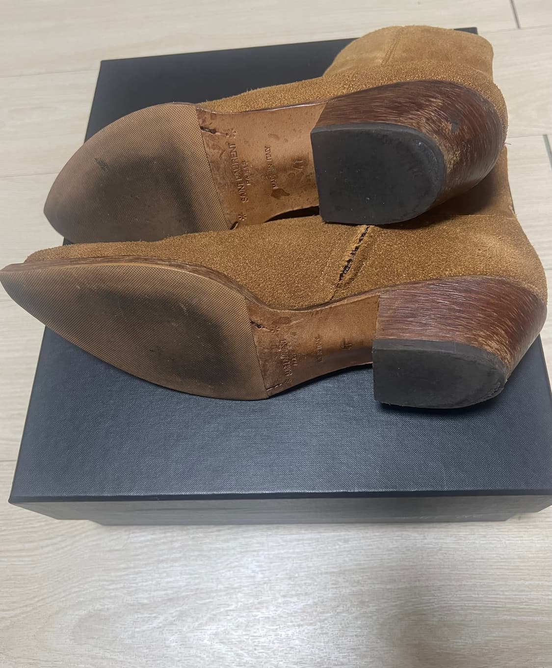 생로랑 루카스 스웨이드 부츠 상품이미지4