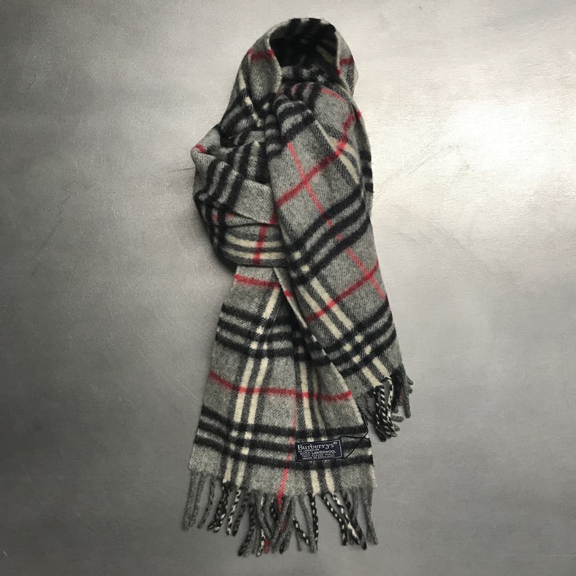버버리 정품 램스울 머플러 그레이 상품이미지1