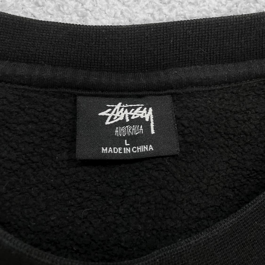 스투시 Stussy 인터네셔널 크루넥 맨투맨 블랙 상품이미지5