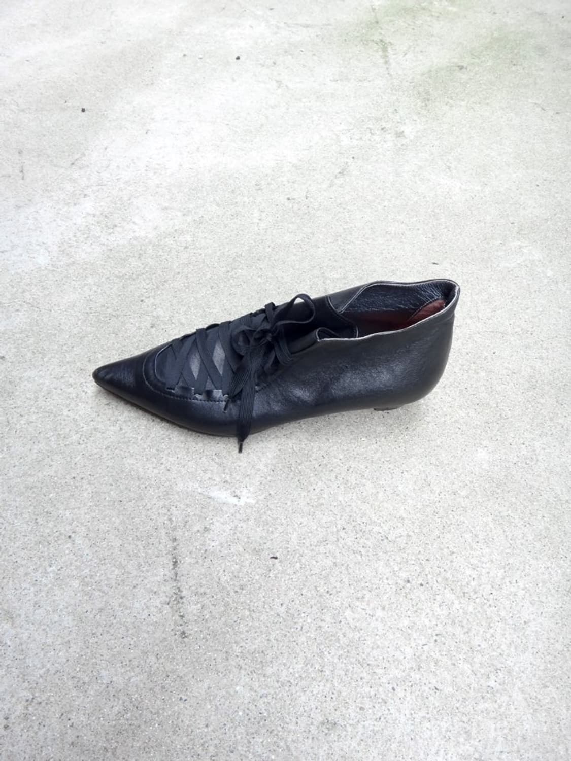 Point toe ankle strap shoes / black 상품이미지7
