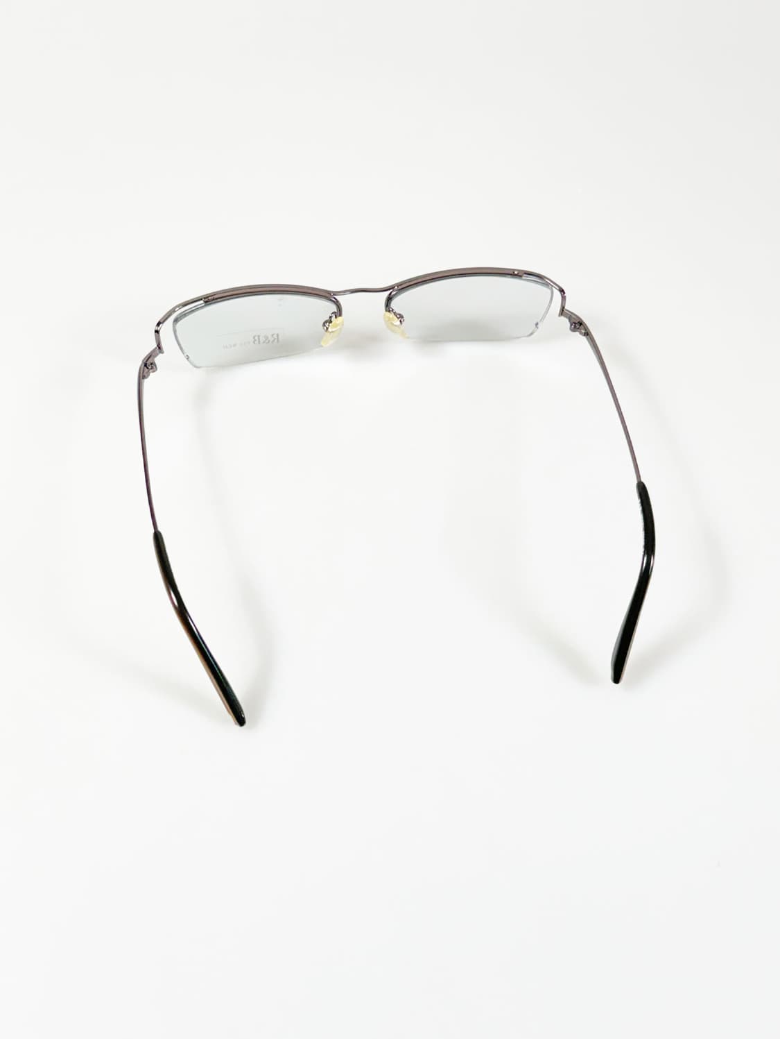 R&B EYEWEAR 반무테 스퀘어 메탈 빈티지 안경 상품이미지5