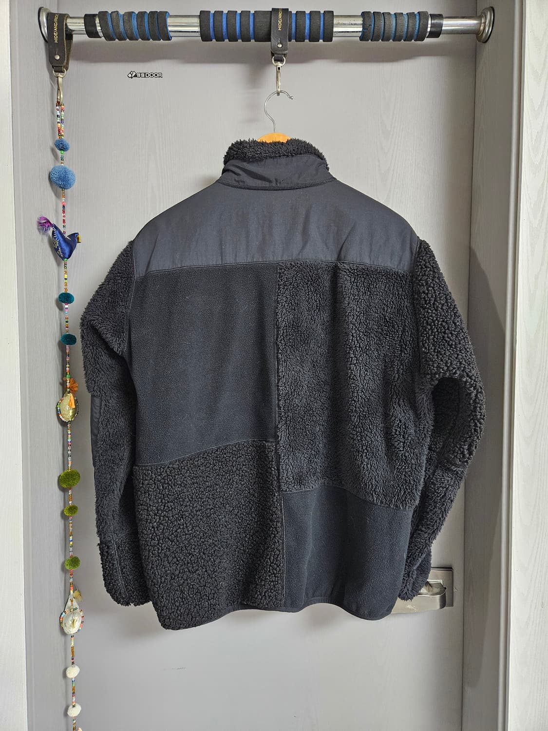 유니클로 x 엔가 플리스 자켓 M 블랙 상품이미지3