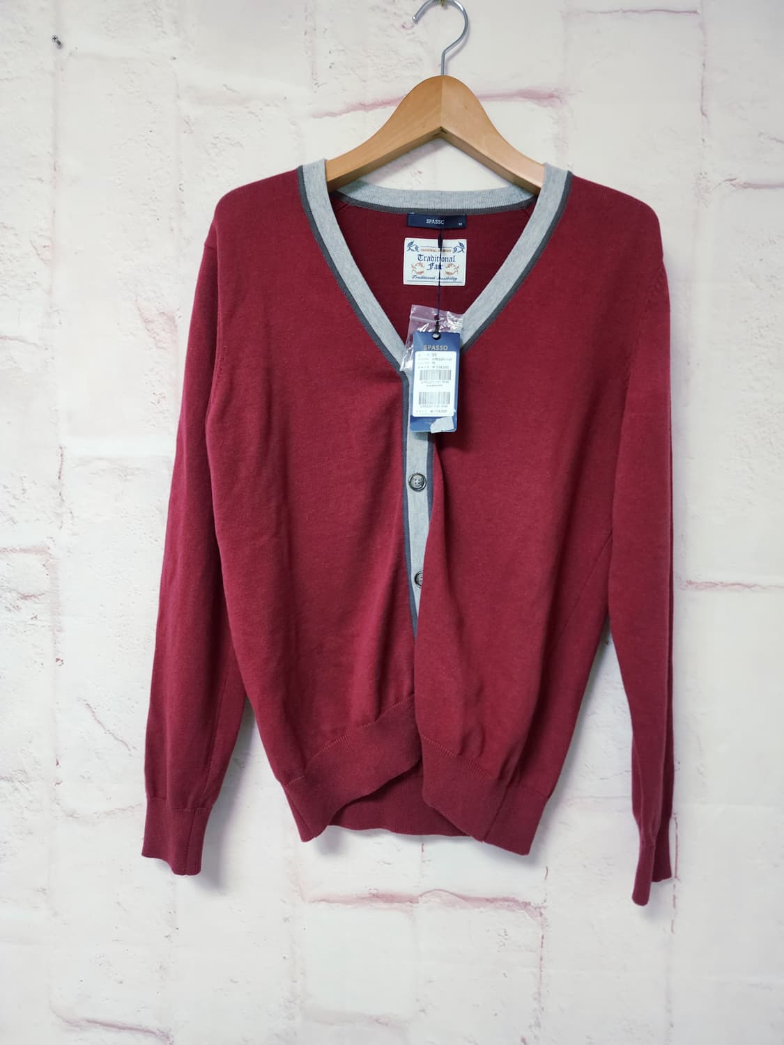 SPASSO 브이넥 가디건 새상품 상품이미지8