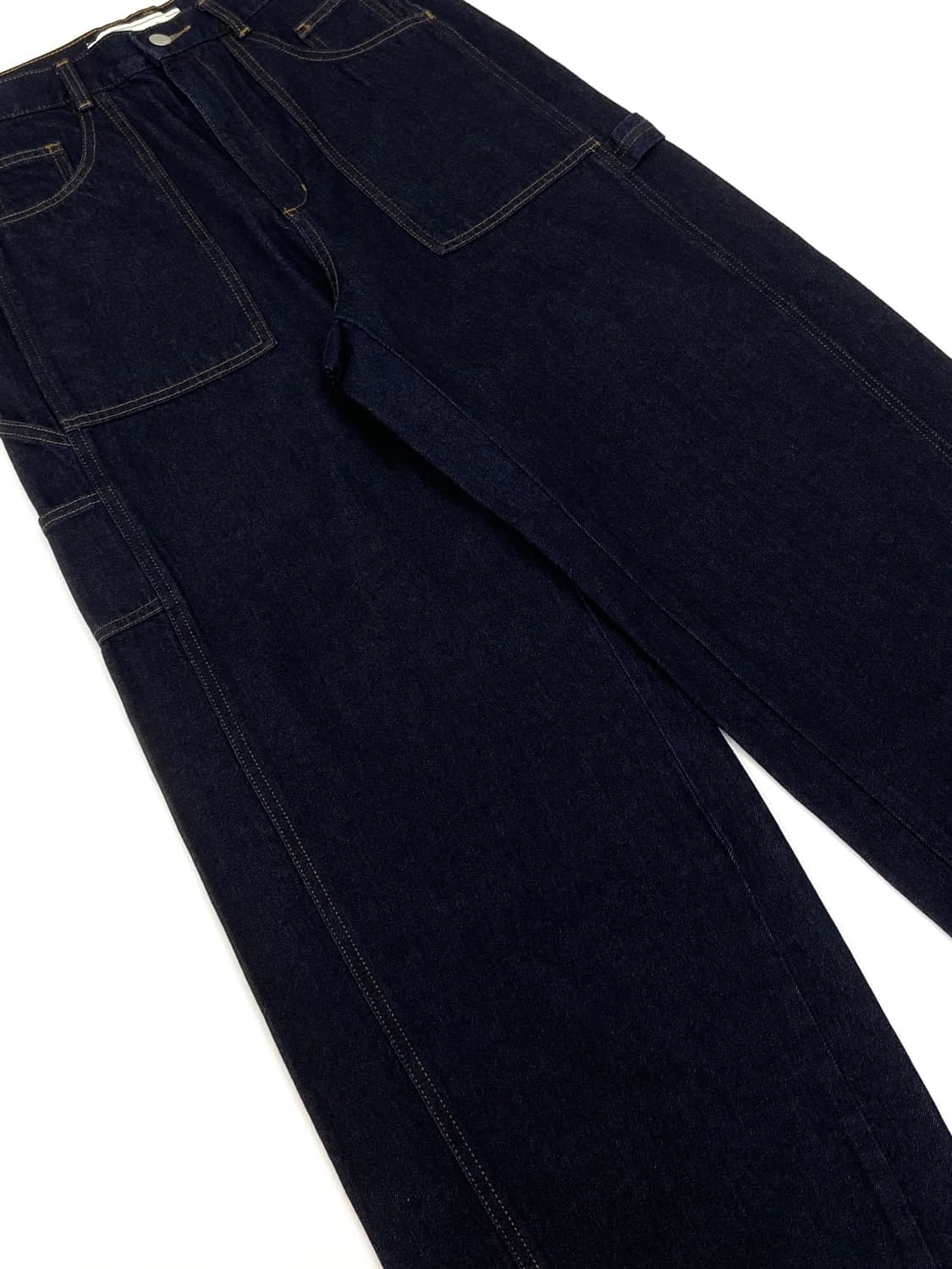 rokh x GU WIDE DENIM PANTS 상품이미지5