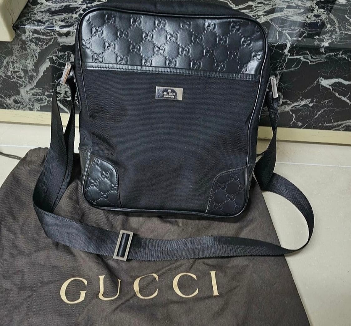 구찌  마이크로 시마 나일론  크로스백 상품이미지1