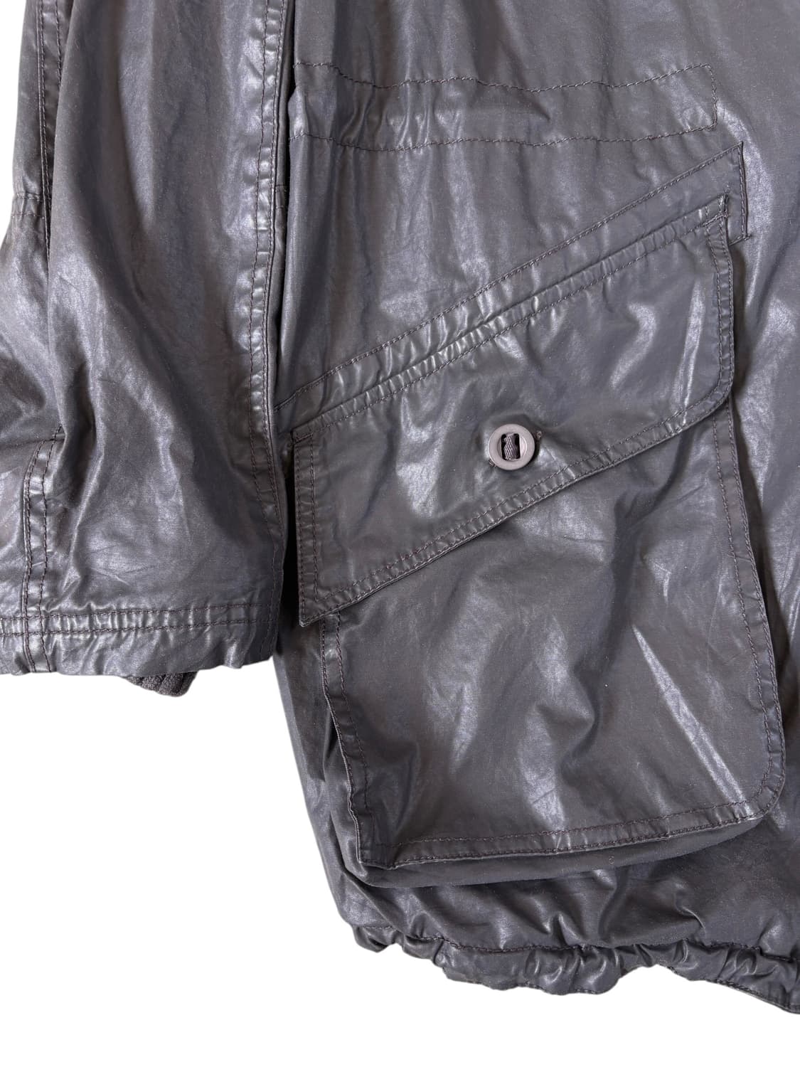 pure DKNY hooded layered coat 상품이미지6