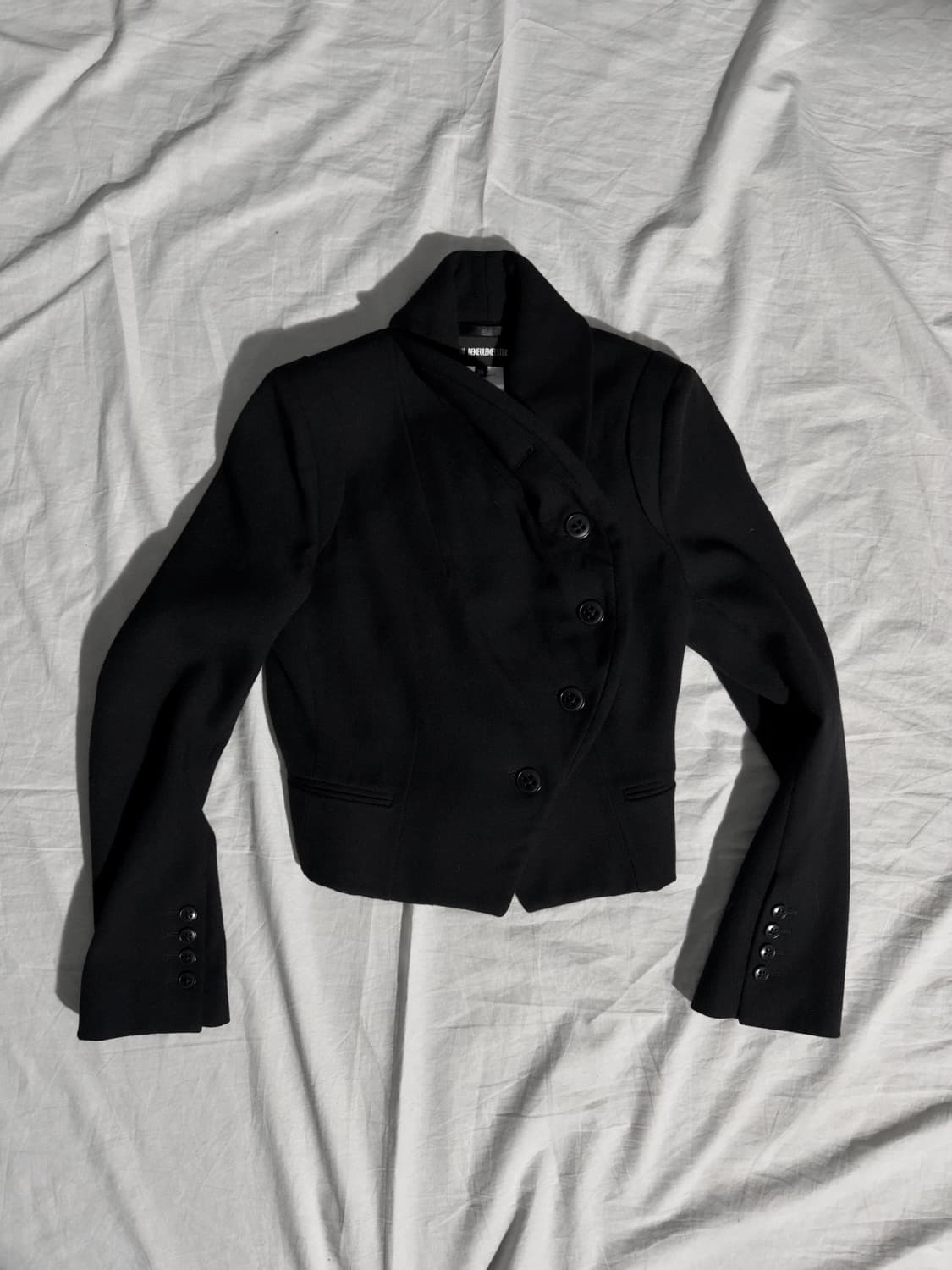 앤 드뮐미스터 본인기 하이넥 펜싱자켓 라나 울 크롭코트 상품이미지6