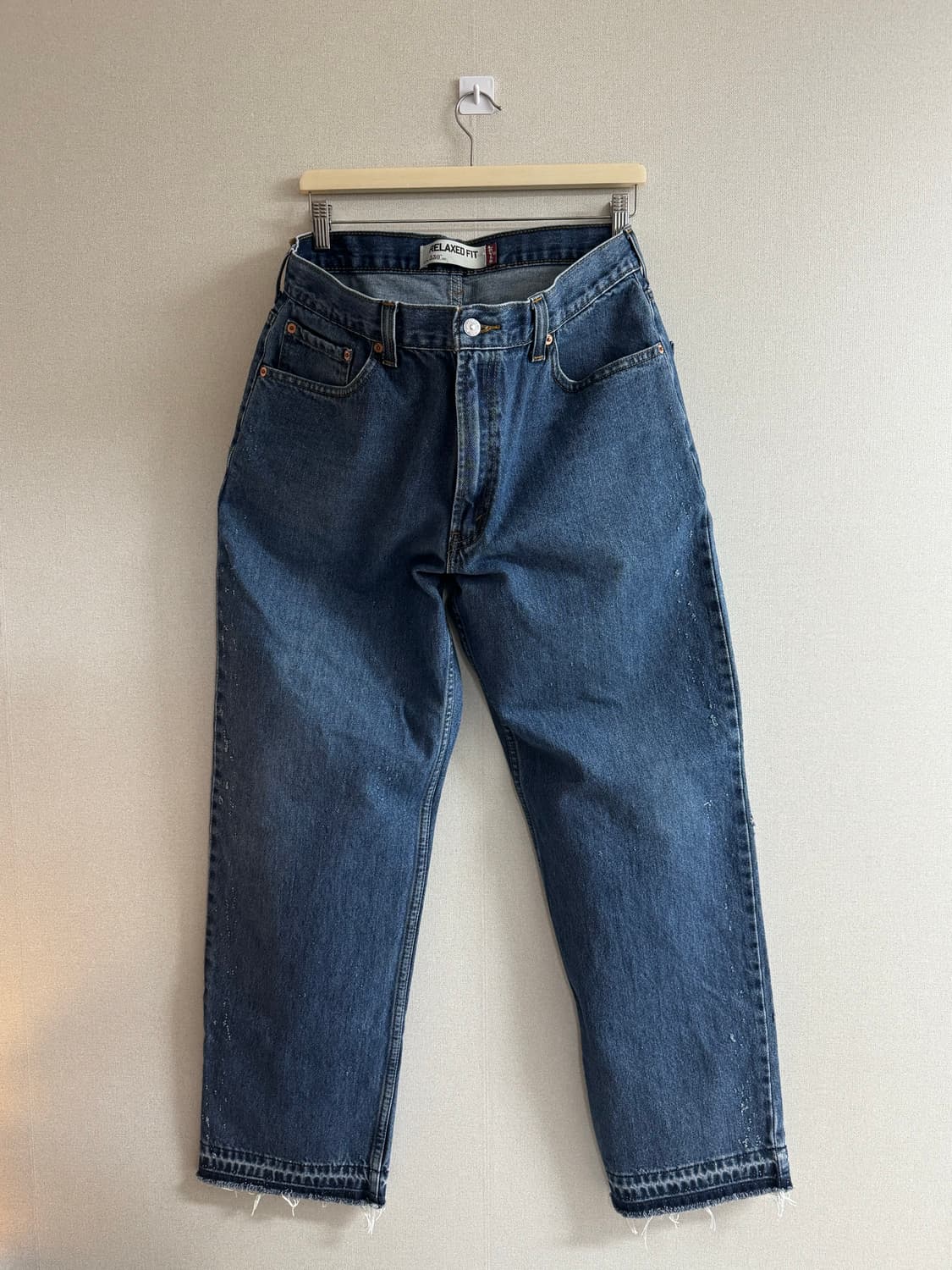 00s LEVIS 리바이스 중청 워싱 데님 청바지 34 상품이미지2