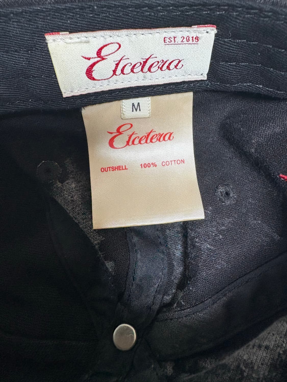 ETCE 페이스아웃 캡 블랙 상품이미지6